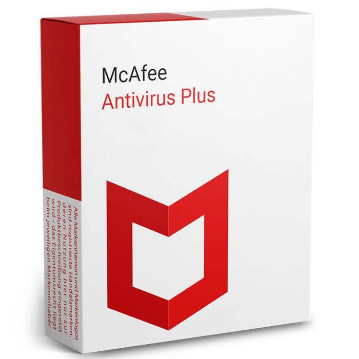 McAfee AntiVirus Plus (1 Year / 10 Devices)