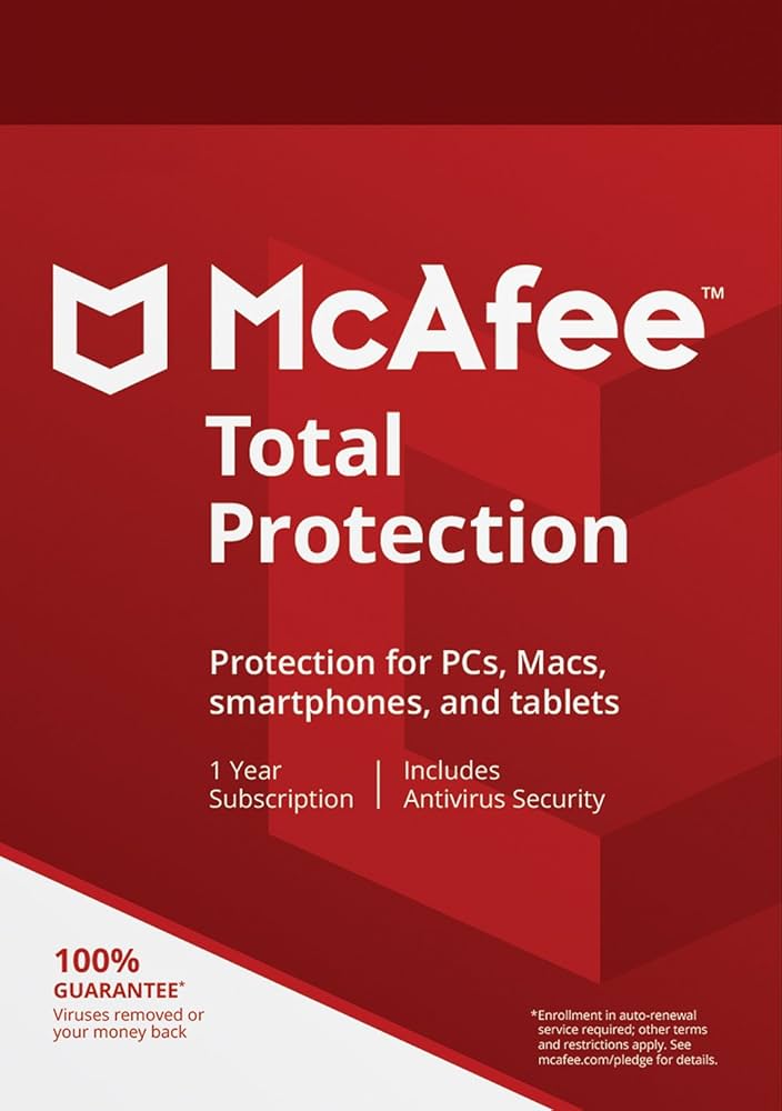 McAfee Total Protection 2023 Key (1 Year / 5 Devices)